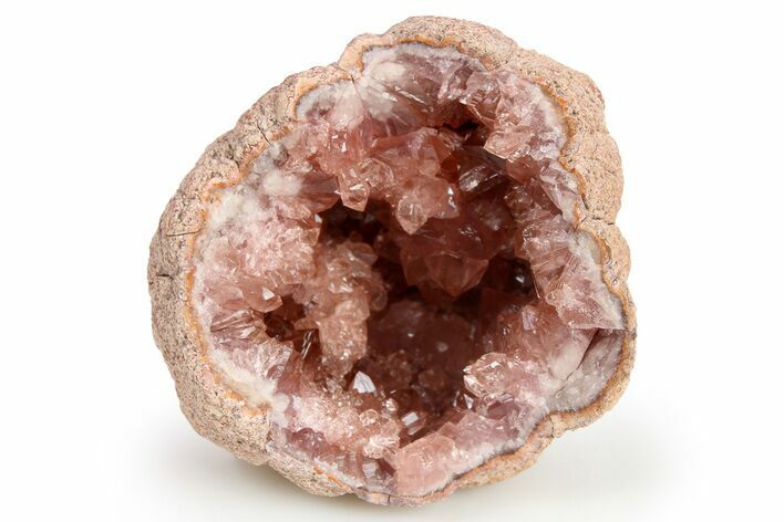 Sparkly Pink Amethyst Geode - Argentina #263040